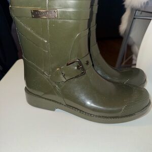 Coach Lester Rain Boots Size 7